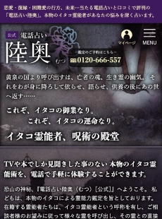 電話占い陸奥